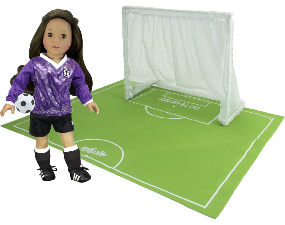Foto 3 pulgar | Set De Fútbol Sophia's 18 Doll Con Red De Portería, Campo Deportivo - Venta Internacional.