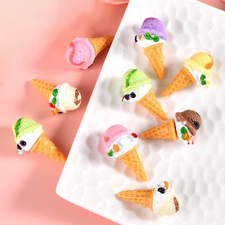 Foto 6 | Modelo Alimenticio De Simulación De Cono De Resina Hiawbon En Miniatura Para Helados - Venta Internacional.