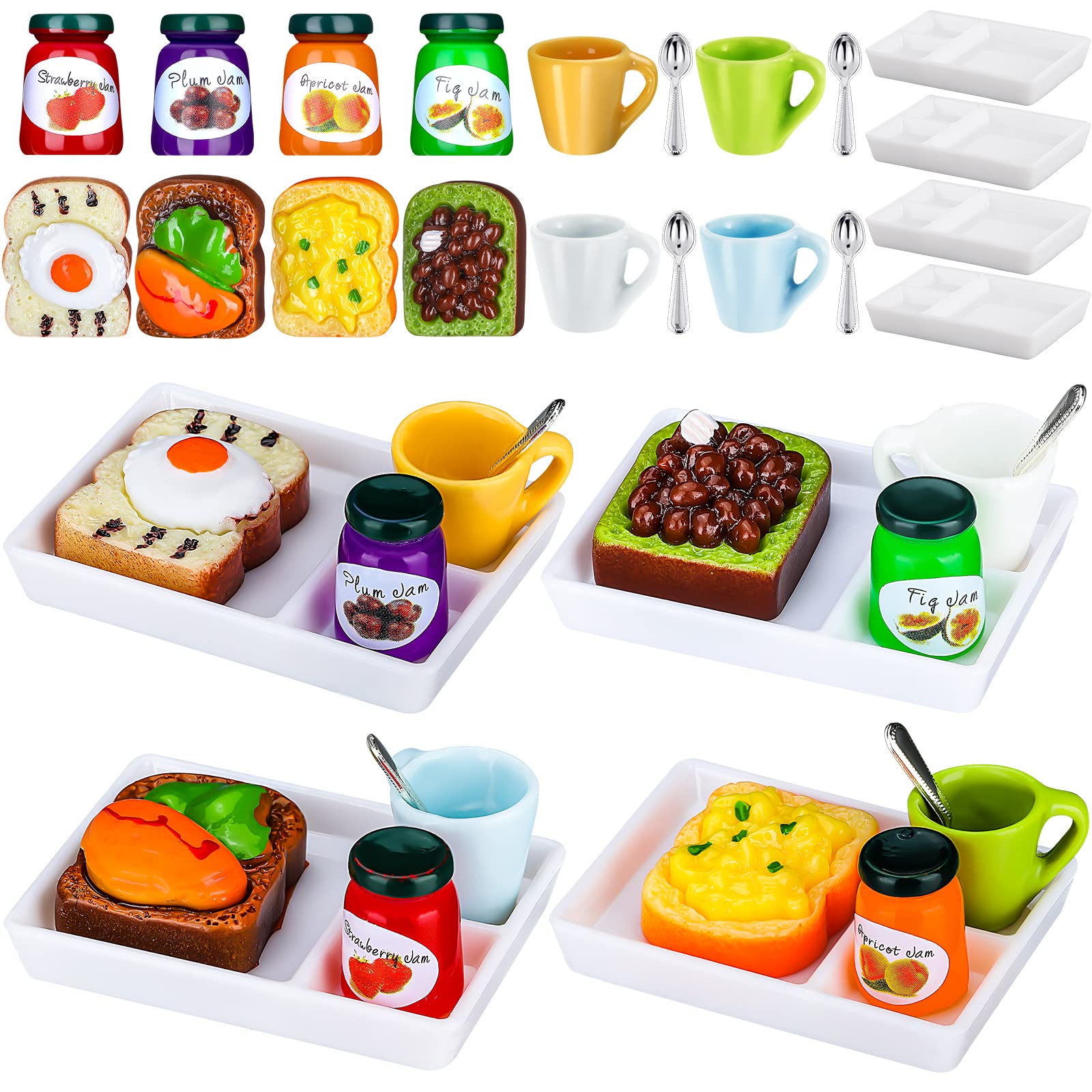Foto 1 | Juego De Accesorios De Cocina En Miniatura Para Casa De Muñecas Sumind, 20 Piezas - Venta Internacional.