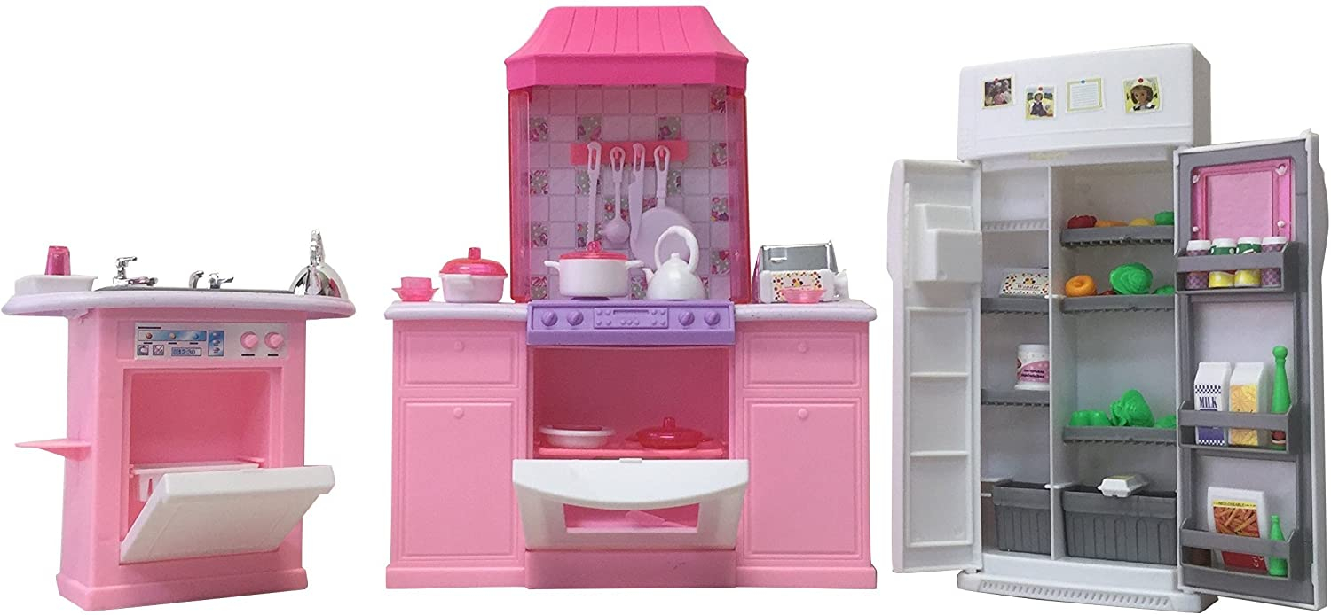 Set De Juegos De Cocina De Lujo Gloria Dollhouse Furniture - Venta Internacional.