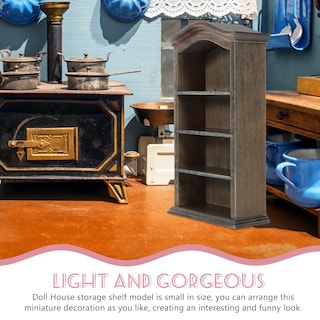 Foto 4 | Estante en Miniatura Cabilock para Decoración de Casa de Muñecas - Venta Internacional
