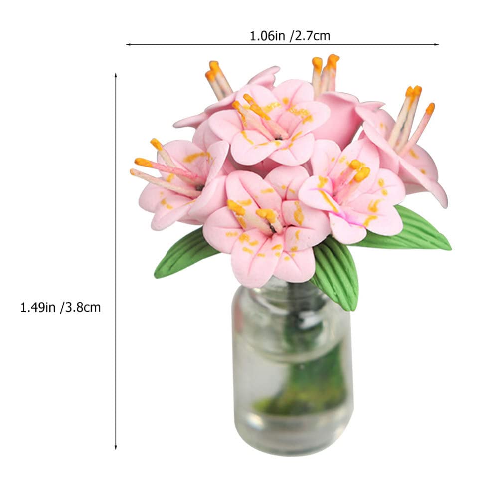 Foto 6 pulgar | Minijarrón Nuobesty Con Flores Artificiales- Venta Internacional
