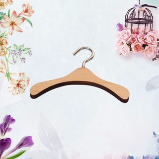 Foto 2 | Ganchos de Ropa para Muñecas Toyandona Madera 10 Unidades - Venta Internacional