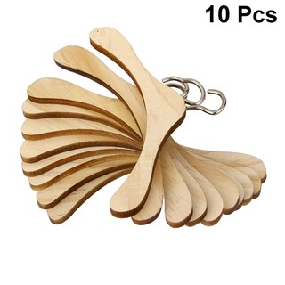 Foto 4 | Perchas de Madera Toyandona para Muñecas American Doll Clothes - Set de 30 Unidades