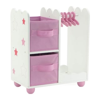 Foto 1 | Armario para Muñecas Emily Rose Pink de 35 cm con 5 Perchas Para Muñecas de 14 Pulgadas - Venta Internacional