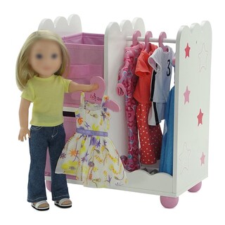 Foto 6 | Armario para Muñecas Emily Rose Pink de 35 cm con 5 Perchas Para Muñecas de 14 Pulgadas - Venta Internacional