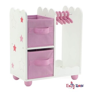Foto 7 | Armario para Muñecas Emily Rose Pink de 35 cm con 5 Perchas Para Muñecas de 14 Pulgadas - Venta Internacional