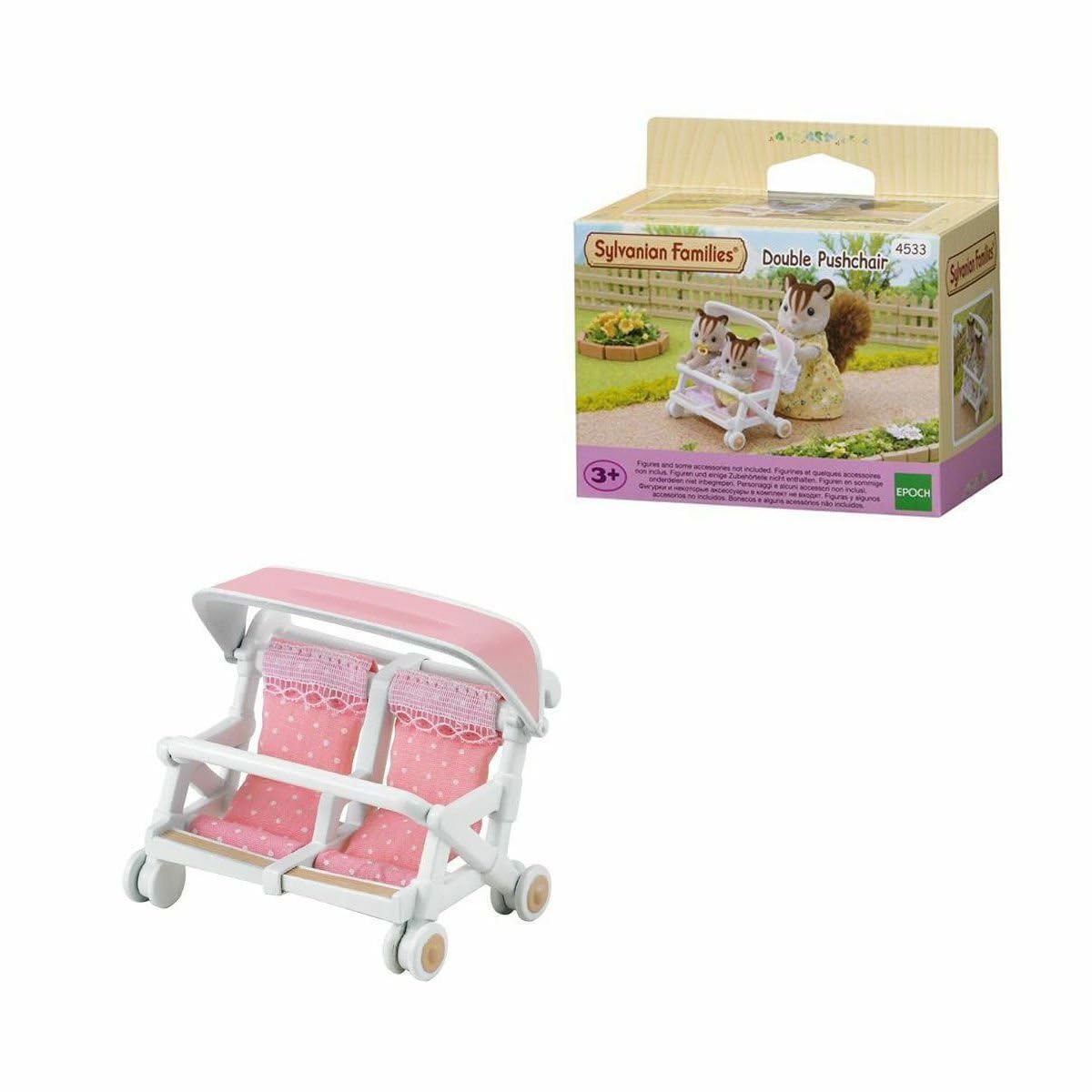 Foto 2 pulgar | Cochecito Doble Sylvanian Families - Venta Internacional