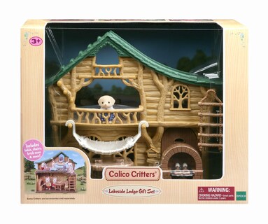 Foto 2 | Set de Regalo Dollhouse Calico Critters Lakeside Lodge con Figuras - Venta Internacional