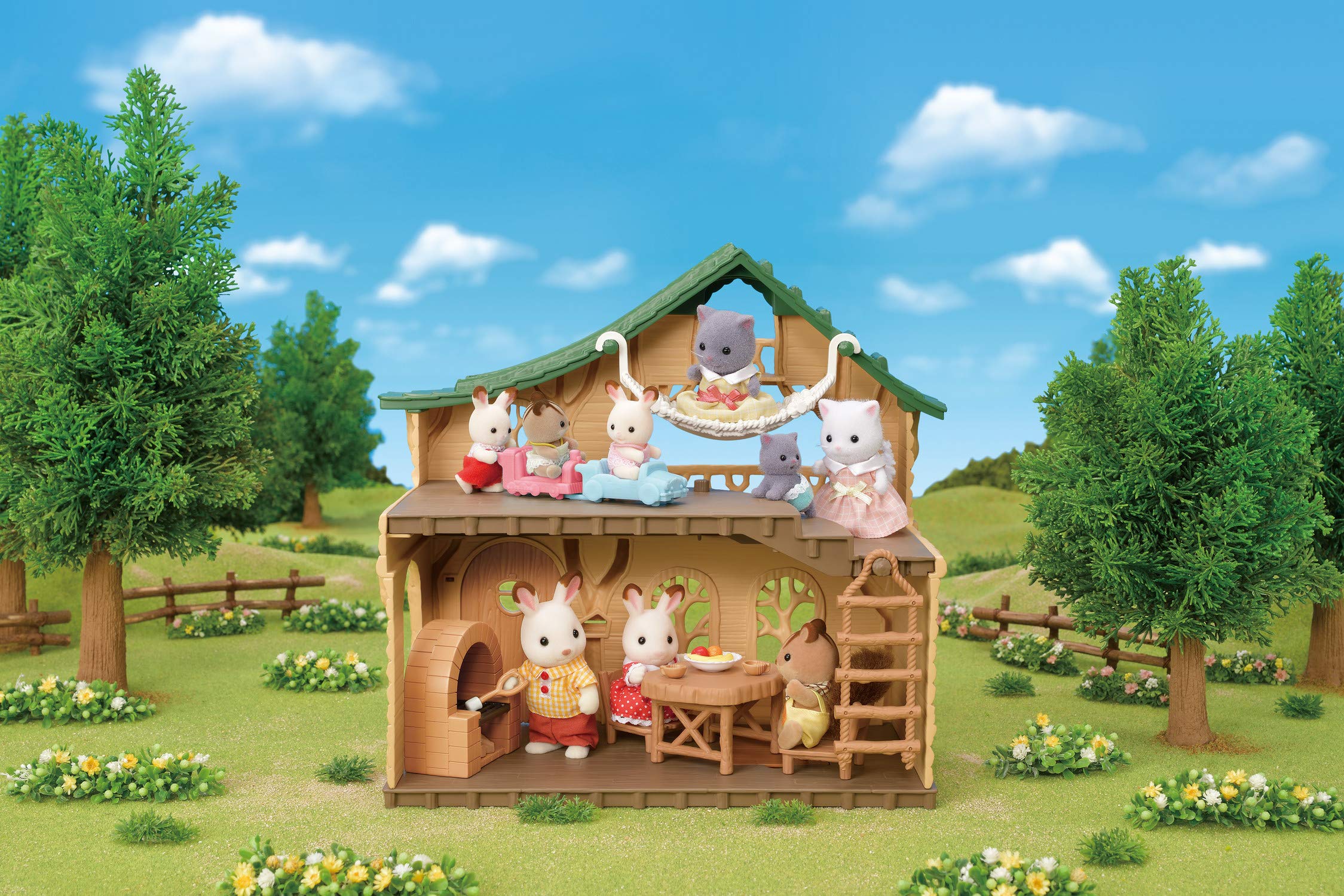 Foto 4 pulgar | Set de Regalo Dollhouse Calico Critters Lakeside Lodge con Figuras - Venta Internacional