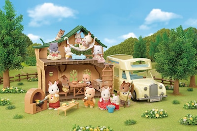 Foto 4 | Set de Regalo Dollhouse Calico Critters Lakeside Lodge con Figuras - Venta Internacional