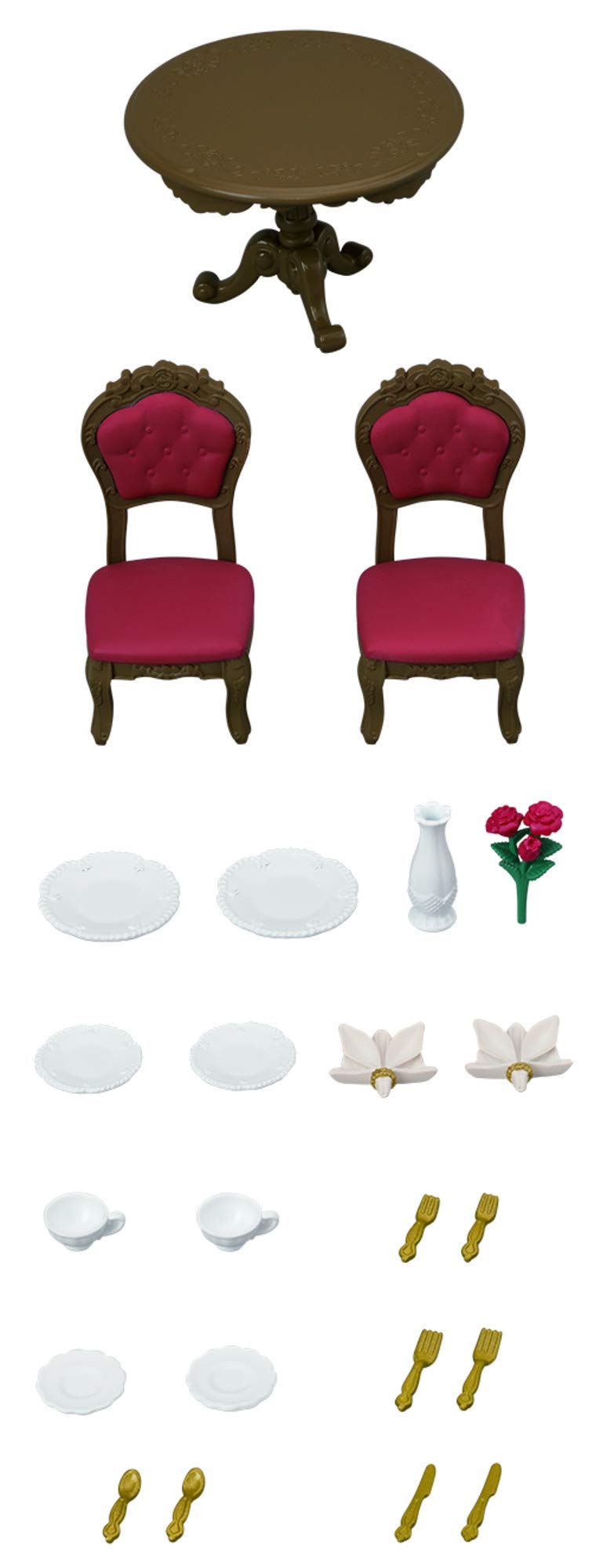 Foto 4 pulgar | Set de Comedor Calico Critters Chic - Venta Internacional