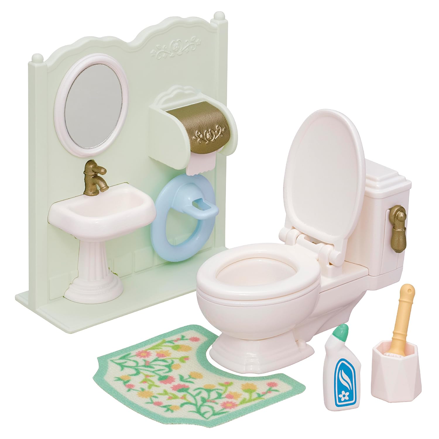 Foto 2 pulgar | Set de Inodoro Calico Critters con Inodoro Lavabo y Producto de Limpieza - Venta Internacional