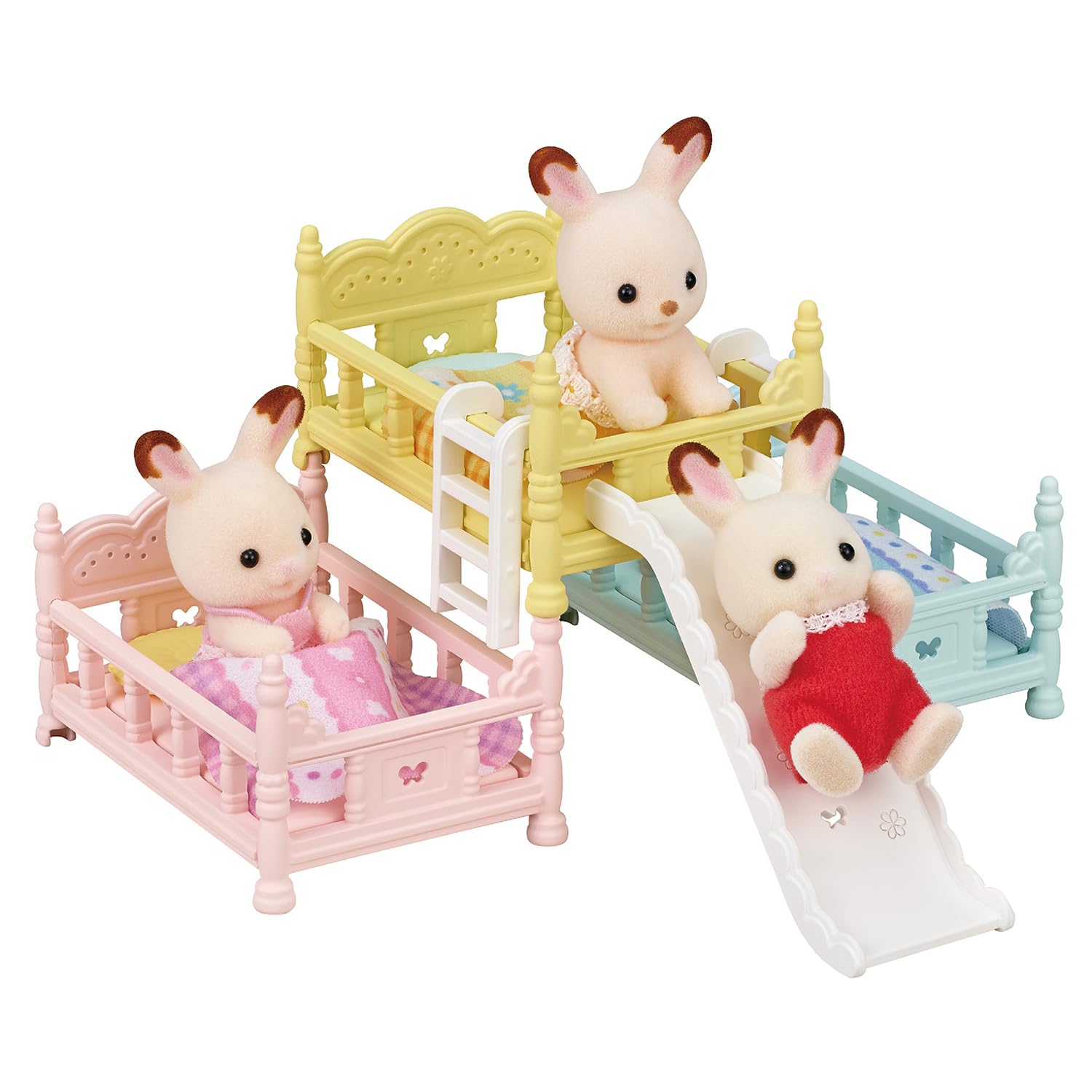 Foto 3 pulgar | Literas Triples Calico Critters de Furniture con Almohadas y Edredones - Venta Internacional