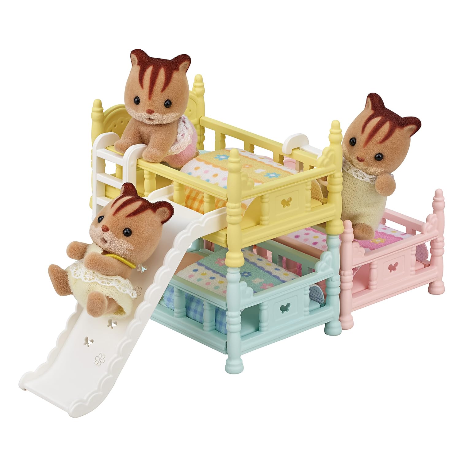 Foto 4 pulgar | Literas Triples Calico Critters de Furniture con Almohadas y Edredones - Venta Internacional