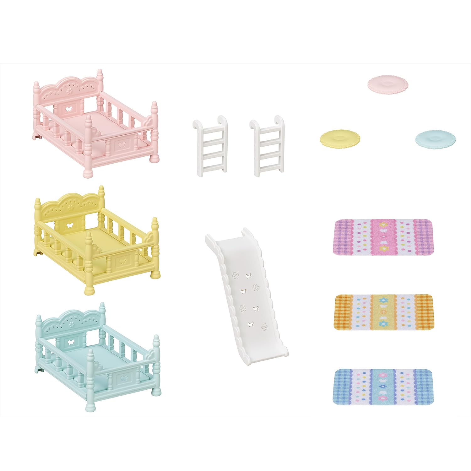 Foto 5 pulgar | Literas Triples Calico Critters de Furniture con Almohadas y Edredones - Venta Internacional