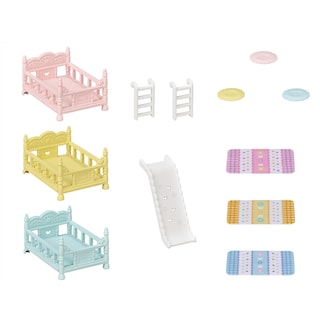 Foto 4 | Literas Triples Calico Critters de Furniture con Almohadas y Edredones - Venta Internacional