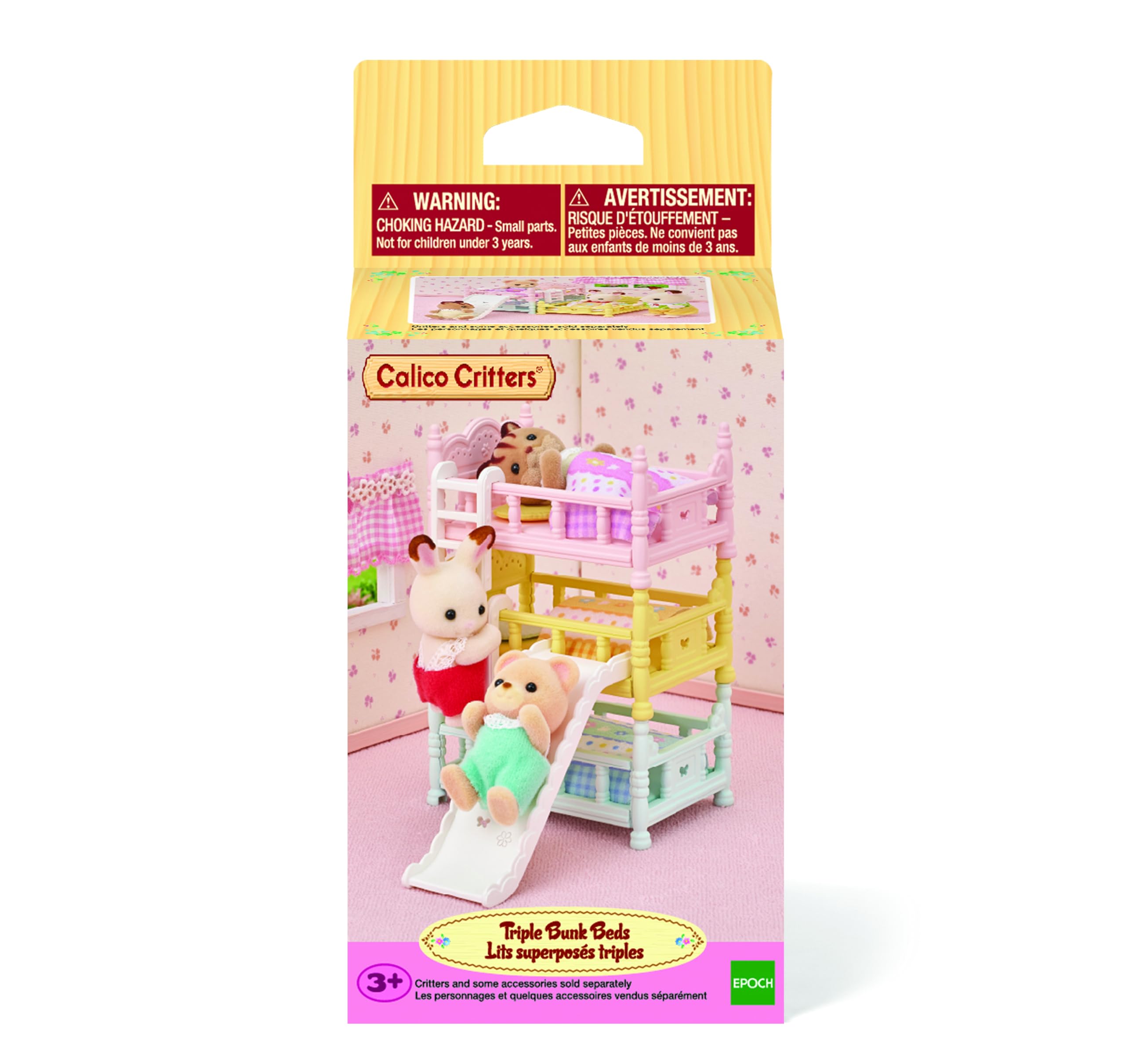Foto 6 pulgar | Literas Triples Calico Critters de Furniture con Almohadas y Edredones - Venta Internacional