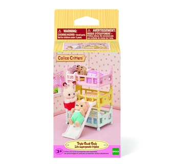 Foto 5 | Literas Triples Calico Critters de Furniture con Almohadas y Edredones - Venta Internacional