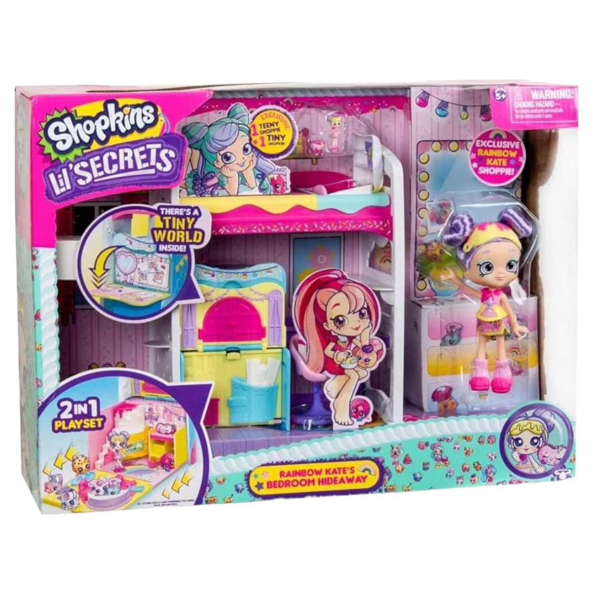 Shopkins Lil Secrets Recámara De Rainbow Kate Kindi Kids