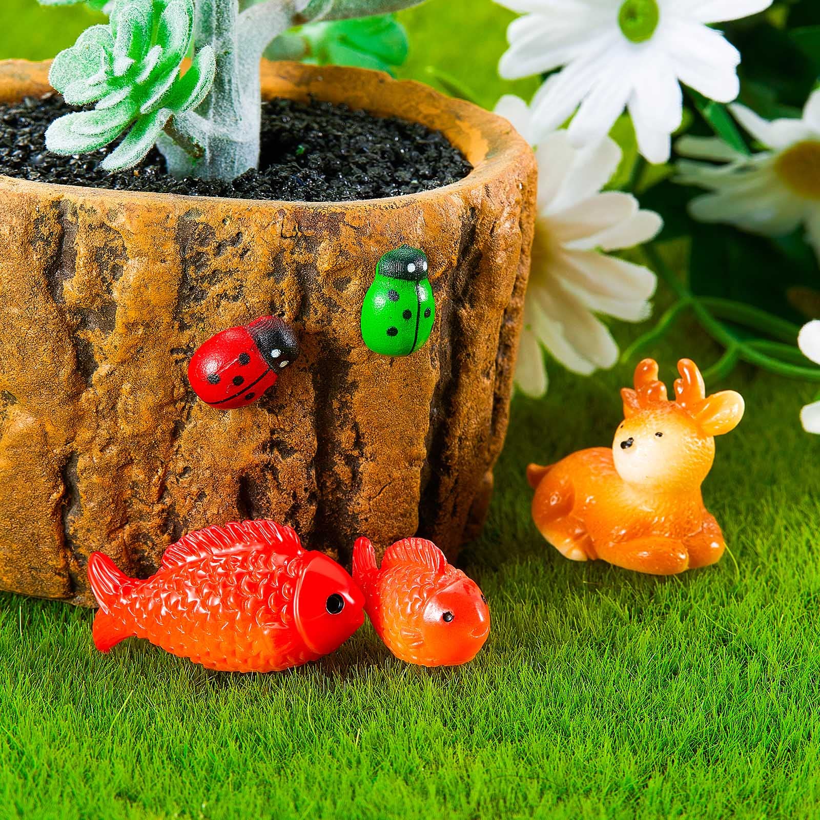 Foto 4 pulgar | Minifigurita De Panda Con Forma De Animal De Resina Para Jardín, 100 Unidades - Venta Internacional.