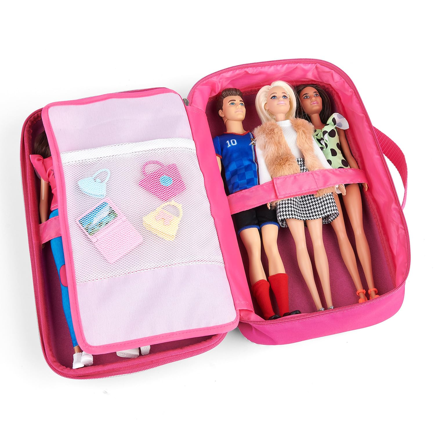 Foto 4 pulgar | Funda De Almacenamiento Con Forma De Tejón Para Muñecas Modernas De 30 Cm, Color Rosa - Venta Internacional.