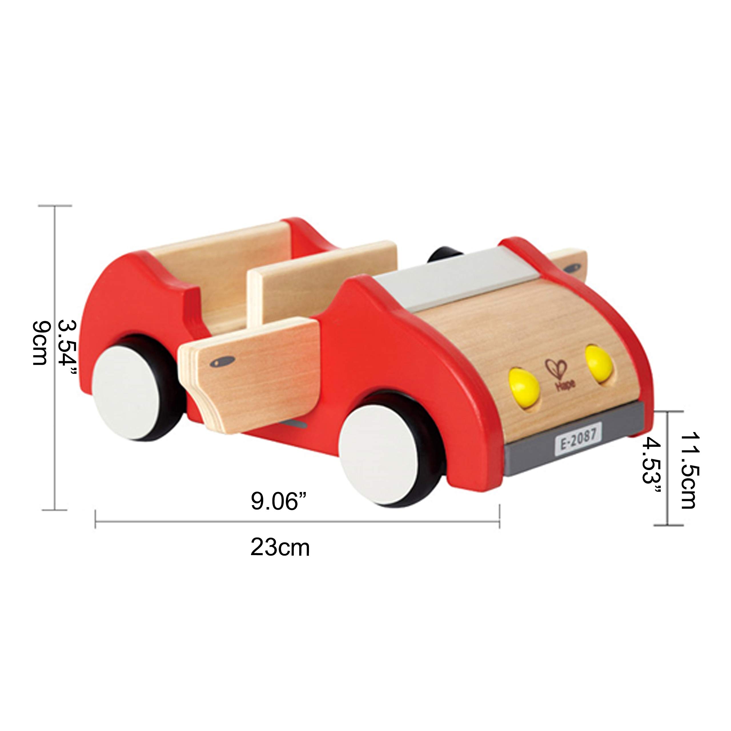 Foto 4 pulgar | Casa De Muñecas Con Forma De Coche De Juguete Familiar, De Madera, Para Casa De Muñecas, Color Rojo - Venta Internac