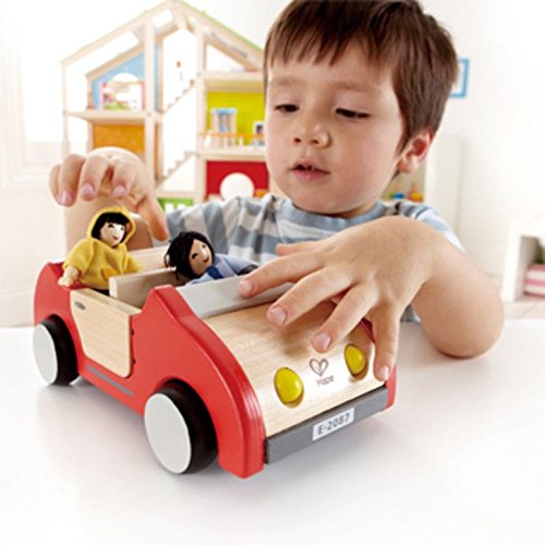 Foto 5 pulgar | Casa De Muñecas Con Forma De Coche De Juguete Familiar, De Madera, Para Casa De Muñecas, Color Rojo - Venta Internac