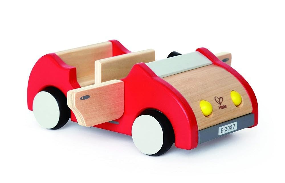 Foto 6 pulgar | Casa De Muñecas Con Forma De Coche De Juguete Familiar, De Madera, Para Casa De Muñecas, Color Rojo - Venta Internac