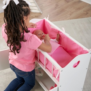 Foto 5 | Cesta Tipo Tejón Toy Doll Con Almacenamiento Para Muñecas De 22 Pulgadas - Venta Internacional.