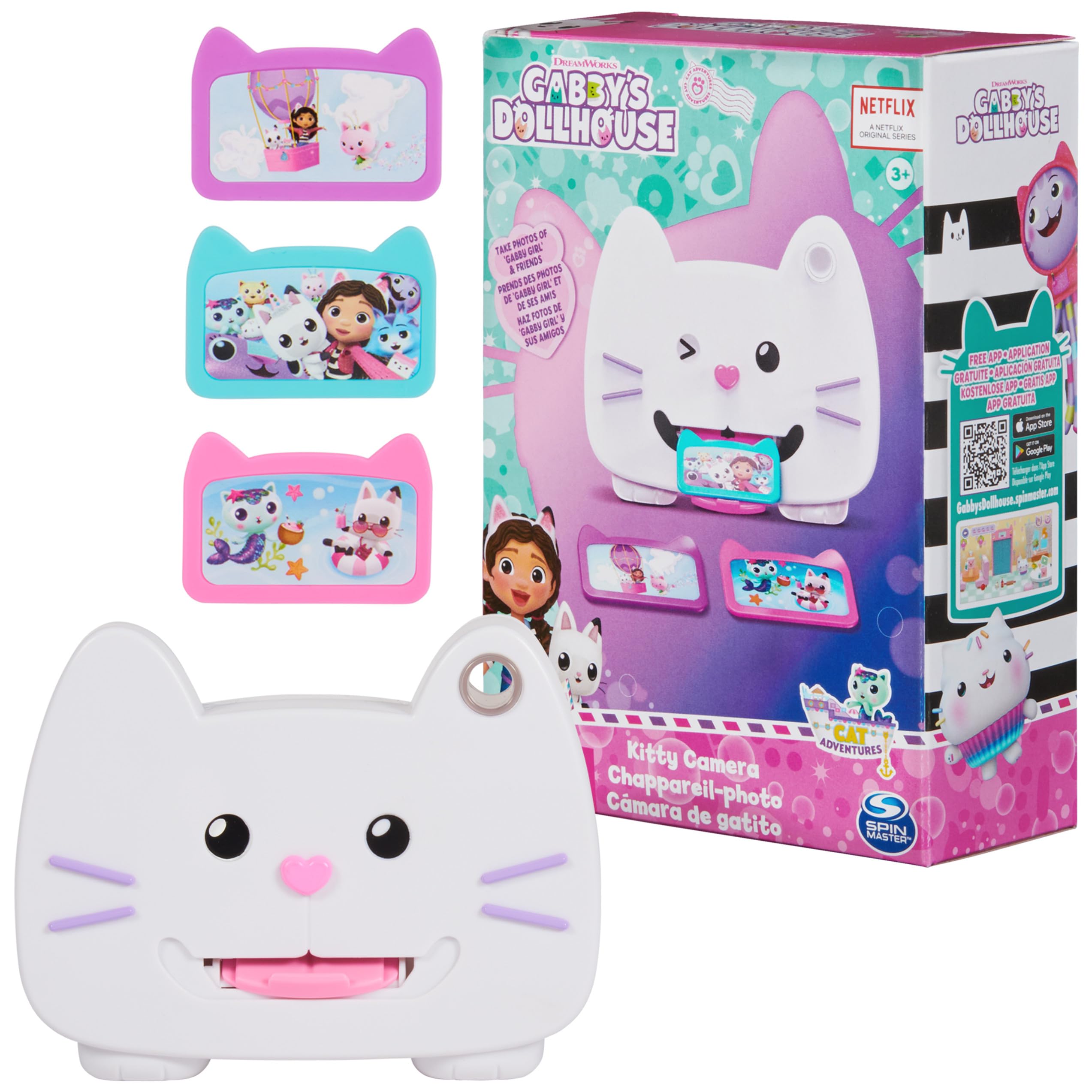 Cámara De Juguete Gabby's Dollhouse Kitty Con 3 Fotos De Más De 3 Años - Venta Internacional.