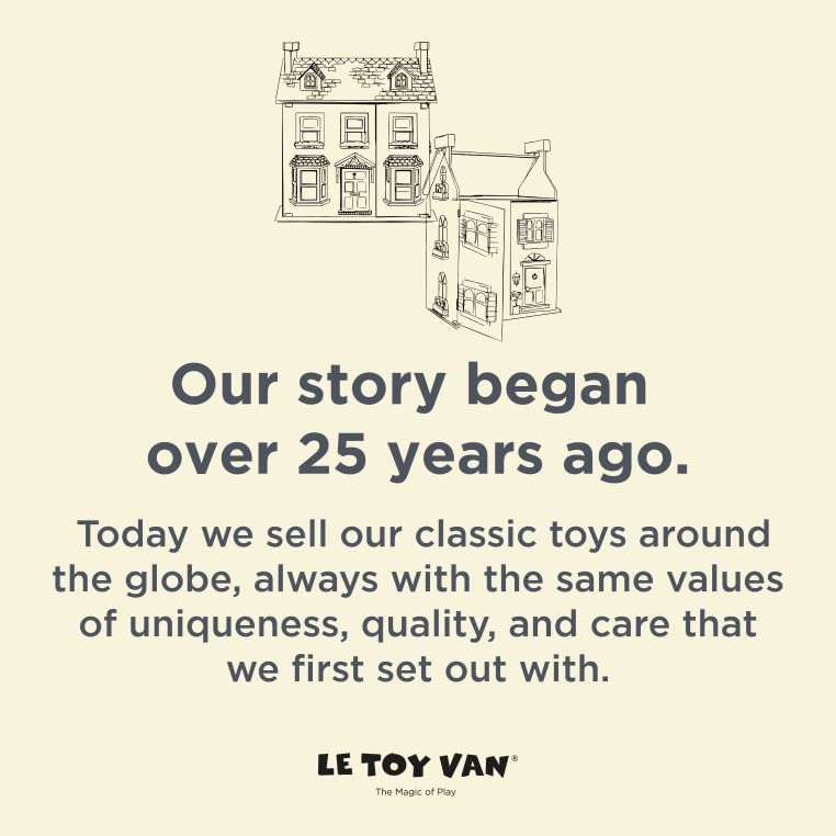 Foto 8 pulgar | Set Doll House Dolly Ice Cream Van Play Le Toy Van Wood - Venta Internacional.