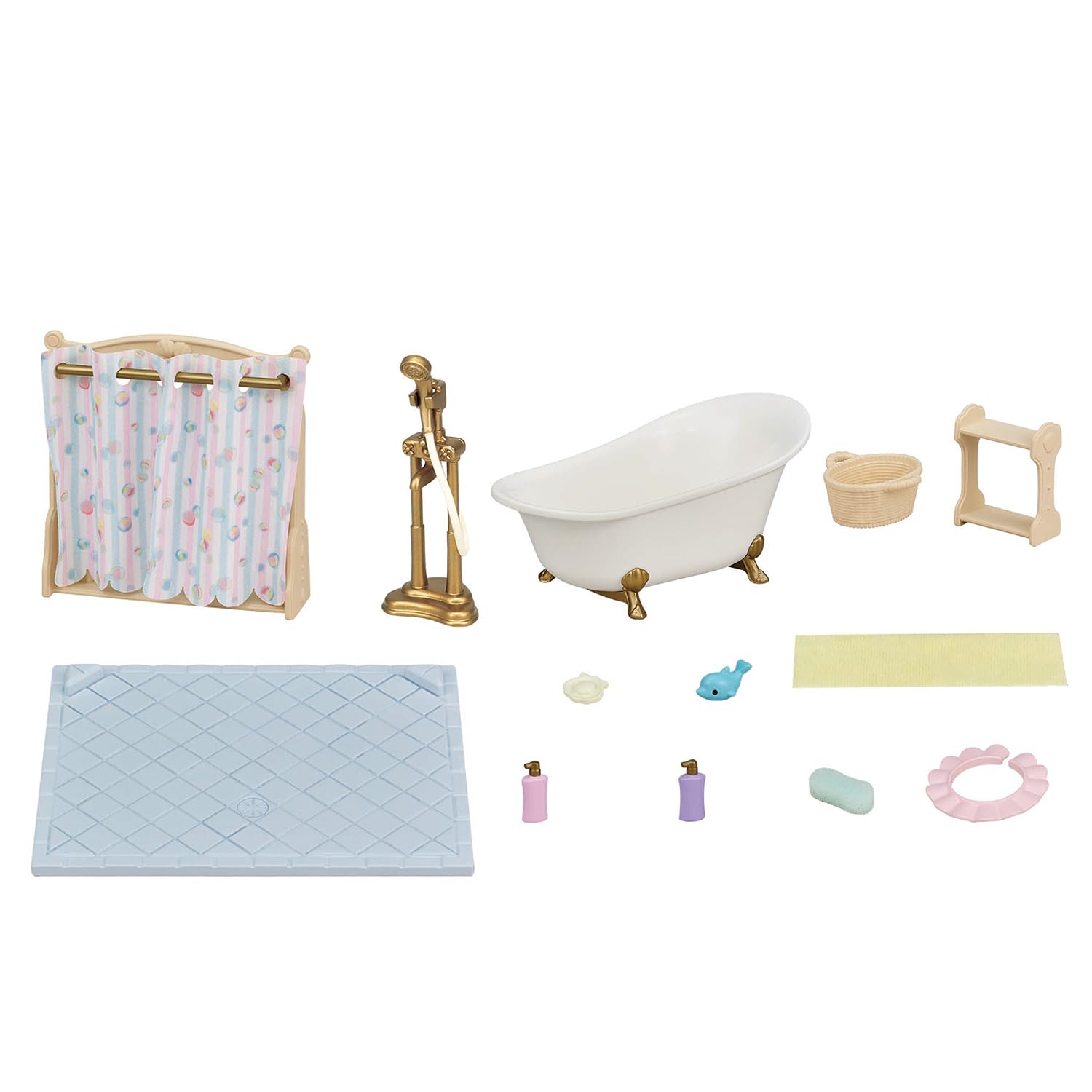 Foto 4 pulgar | Set De Baño Y Ducha Toy Calico Critters Con Accesorios - Venta Internacional.