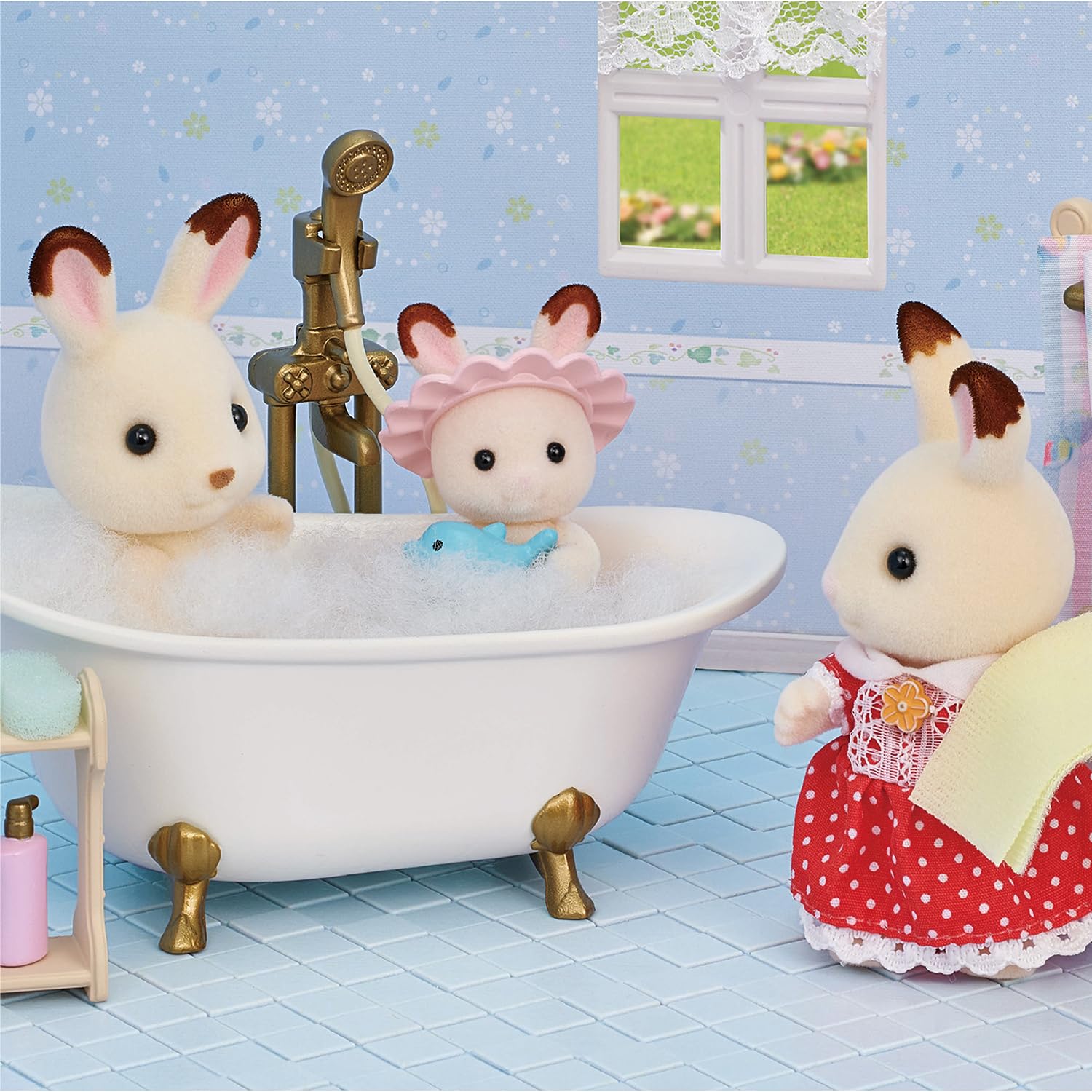 Foto 6 pulgar | Set De Baño Y Ducha Toy Calico Critters Con Accesorios - Venta Internacional.
