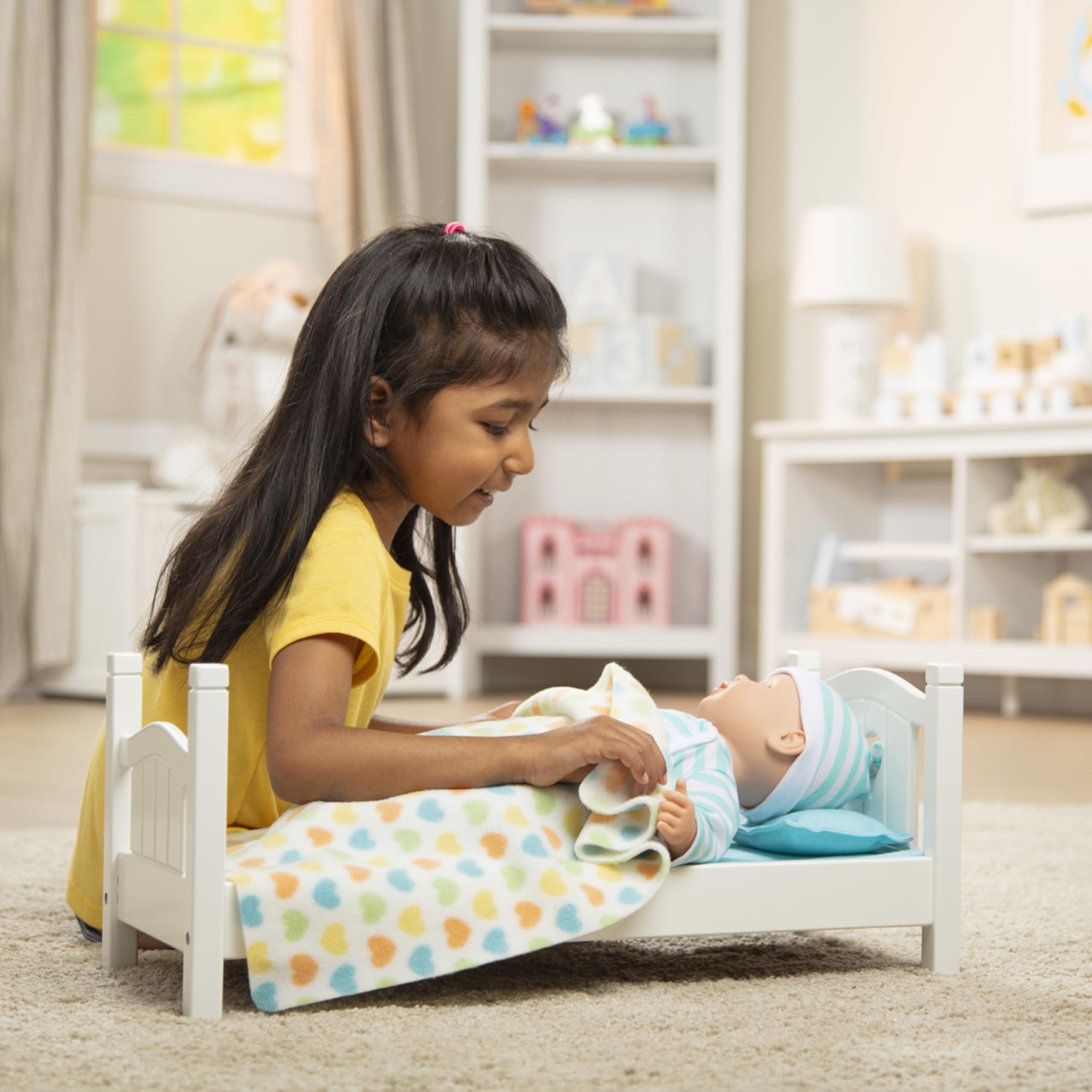Foto 5 | Cama De Juego De Madera Melissa & Doug Mine To Love Para Muñecas - Venta Internacional.