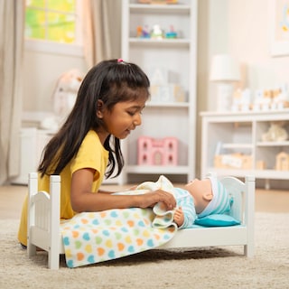 Foto 5 | Cama De Juego De Madera Melissa & Doug Mine To Love Para Muñecas - Venta Internacional.