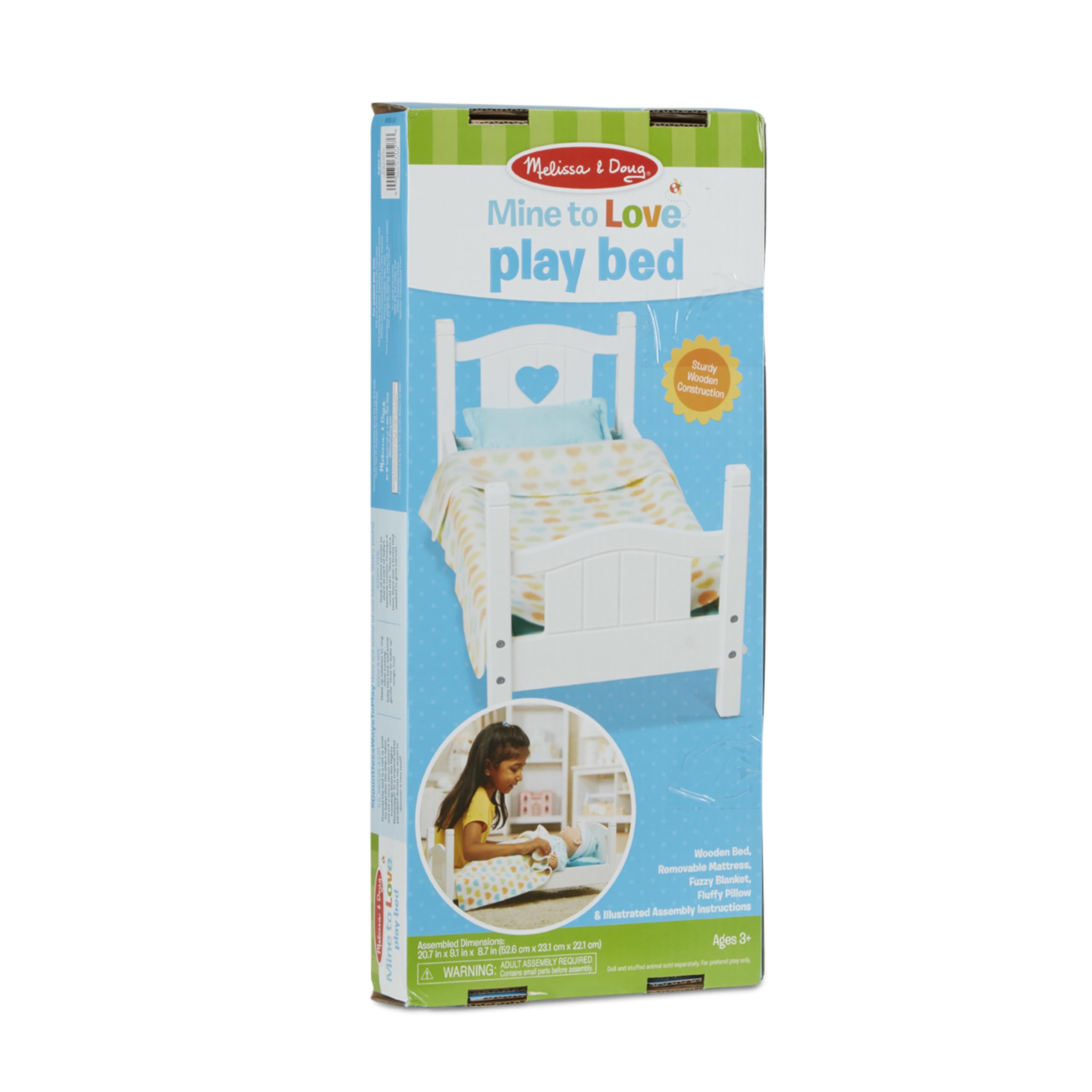 Foto 7 pulgar | Cama De Juego De Madera Melissa & Doug Mine To Love Para Muñecas - Venta Internacional.