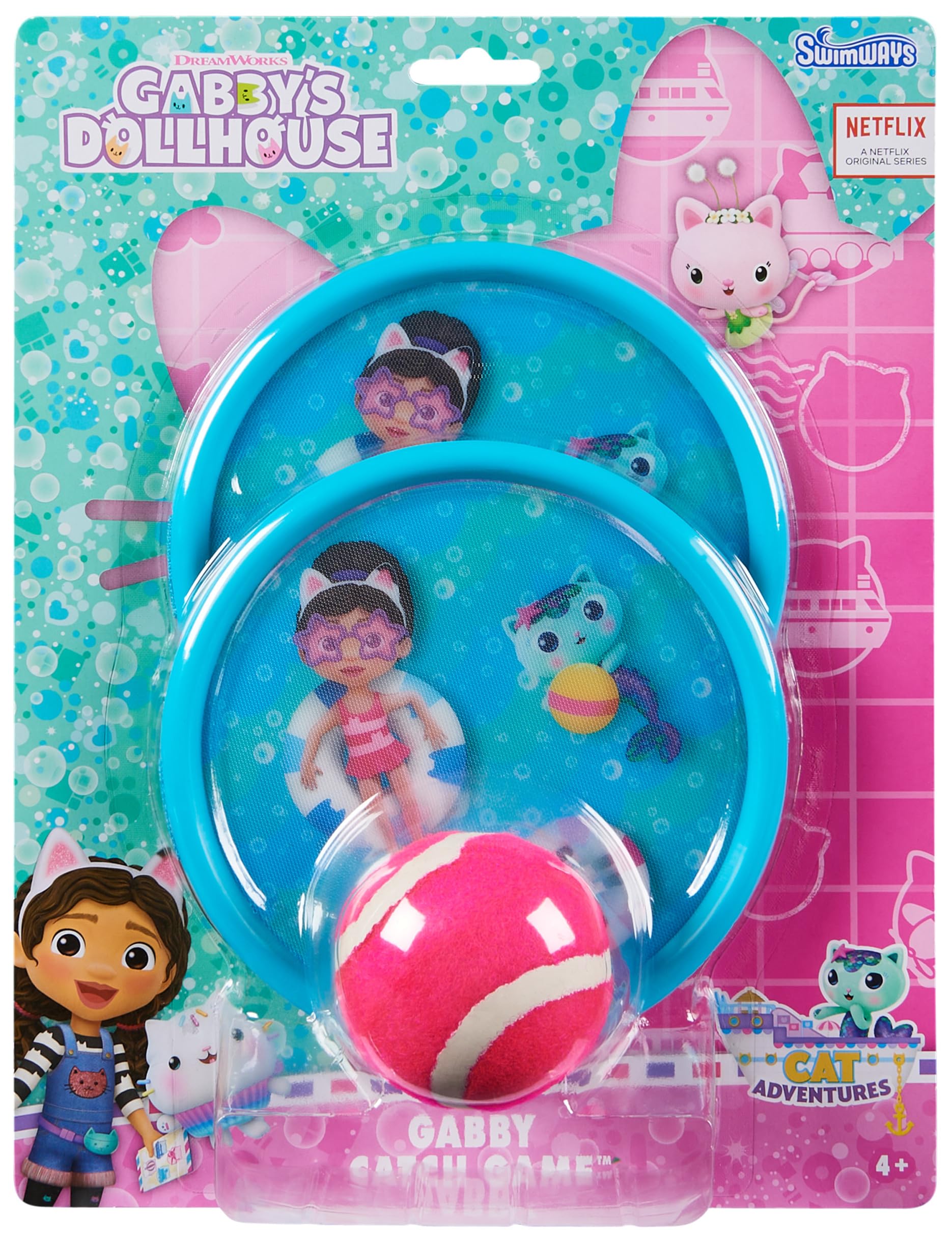 Foto 7 pulgar | Catch Game Swimways Gabby's Dollhouse Para Niños Mayores De 4 Años - Venta Internacional.