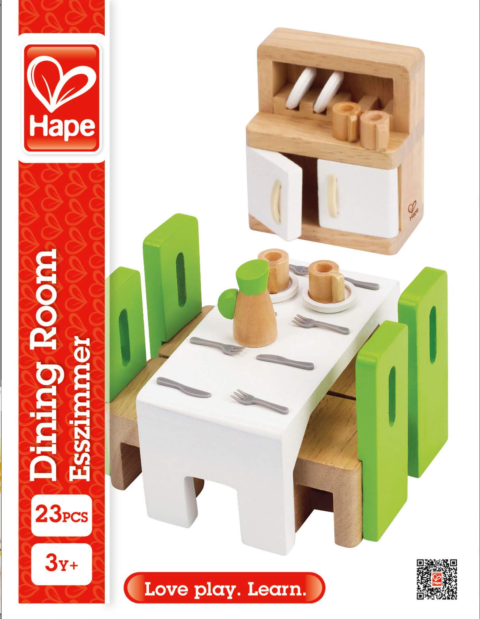 Foto 6 pulgar | Juego De Muebles De Comedor Con Forma De Casa De Muñecas, Madera, Color Verde - Venta Internacional.