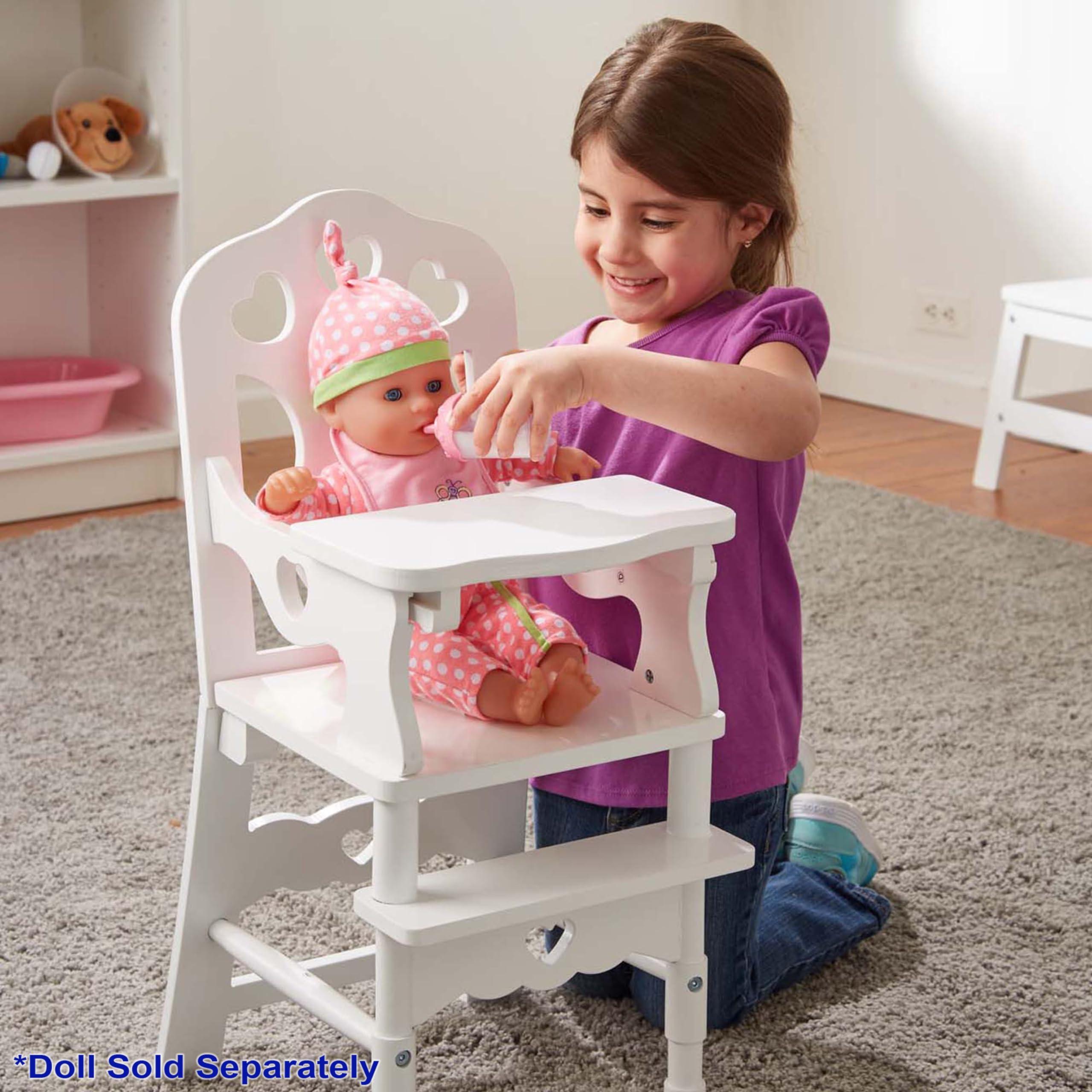 Foto 2 | Trona Para Muñecas Melissa & Doug Wooden Pretend Play, 20 Pulgadas - Venta Internacional.
