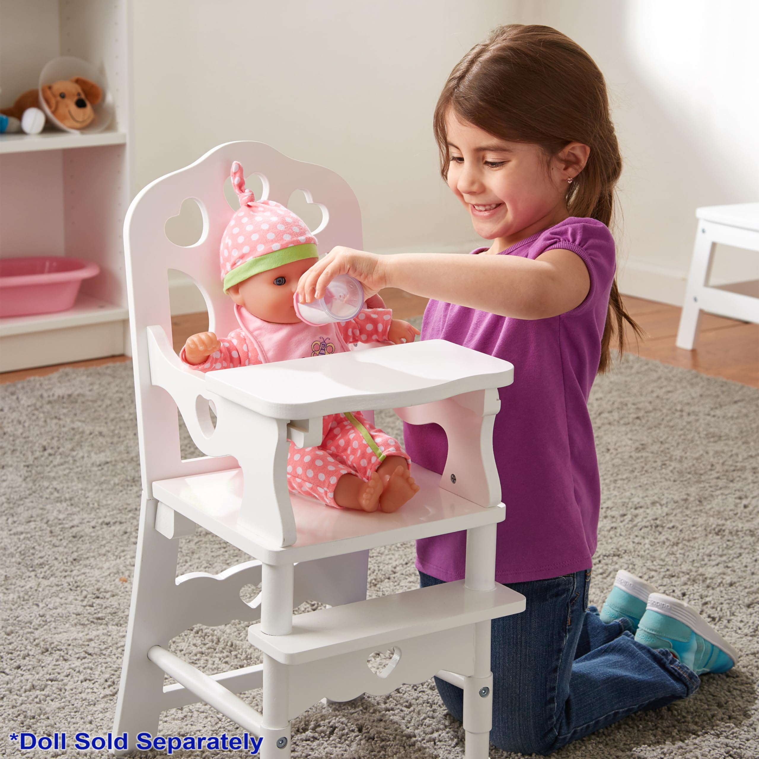 Foto 6 | Trona Para Muñecas Melissa & Doug Wooden Pretend Play, 20 Pulgadas - Venta Internacional.