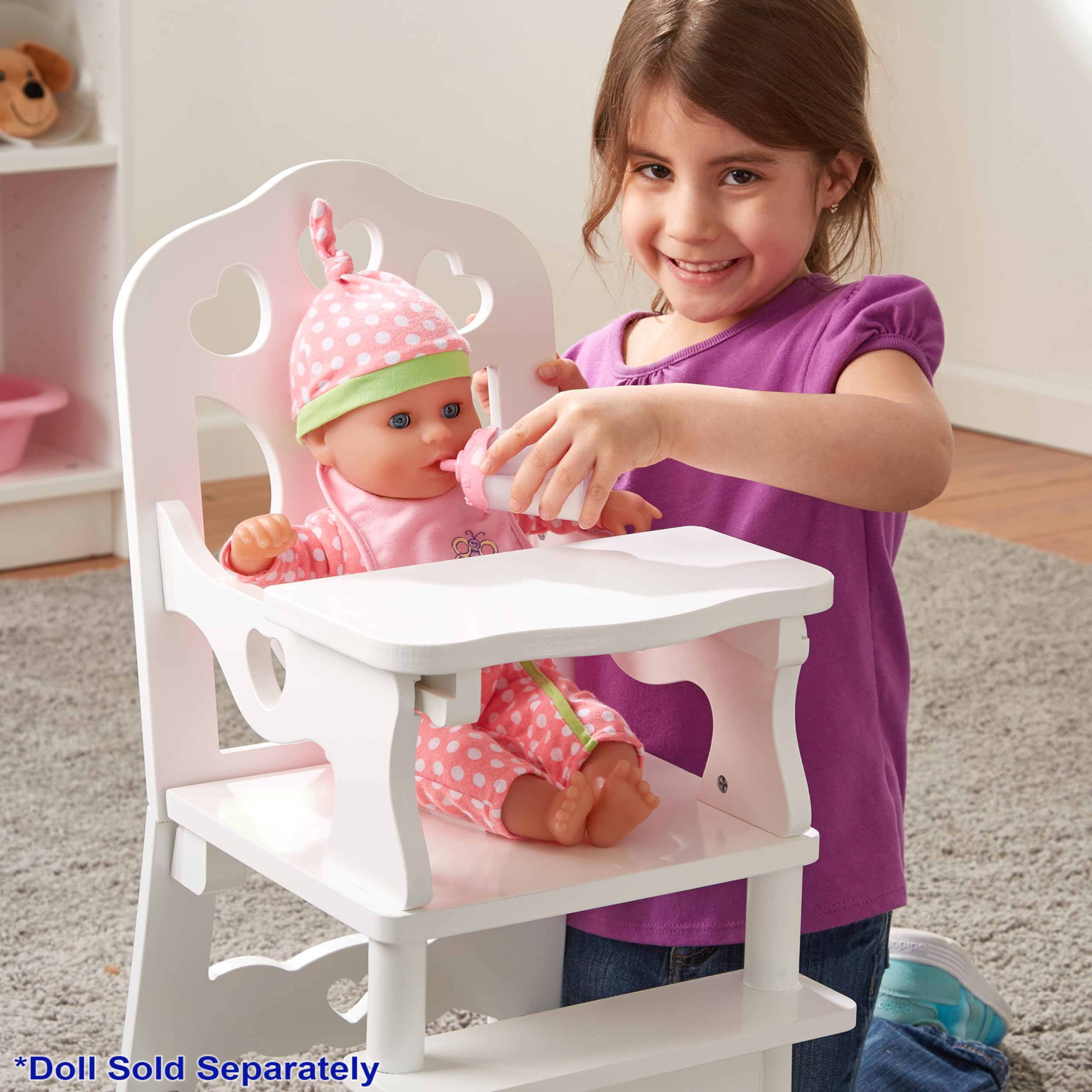Foto 7 | Trona Para Muñecas Melissa & Doug Wooden Pretend Play, 20 Pulgadas - Venta Internacional.