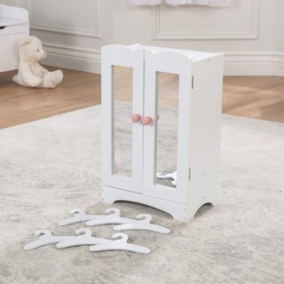 Foto 4 | Armario Kidkraft De Madera Para Muñecas De 18 Pulgadas Con 6 Perchas - Venta Internacional.