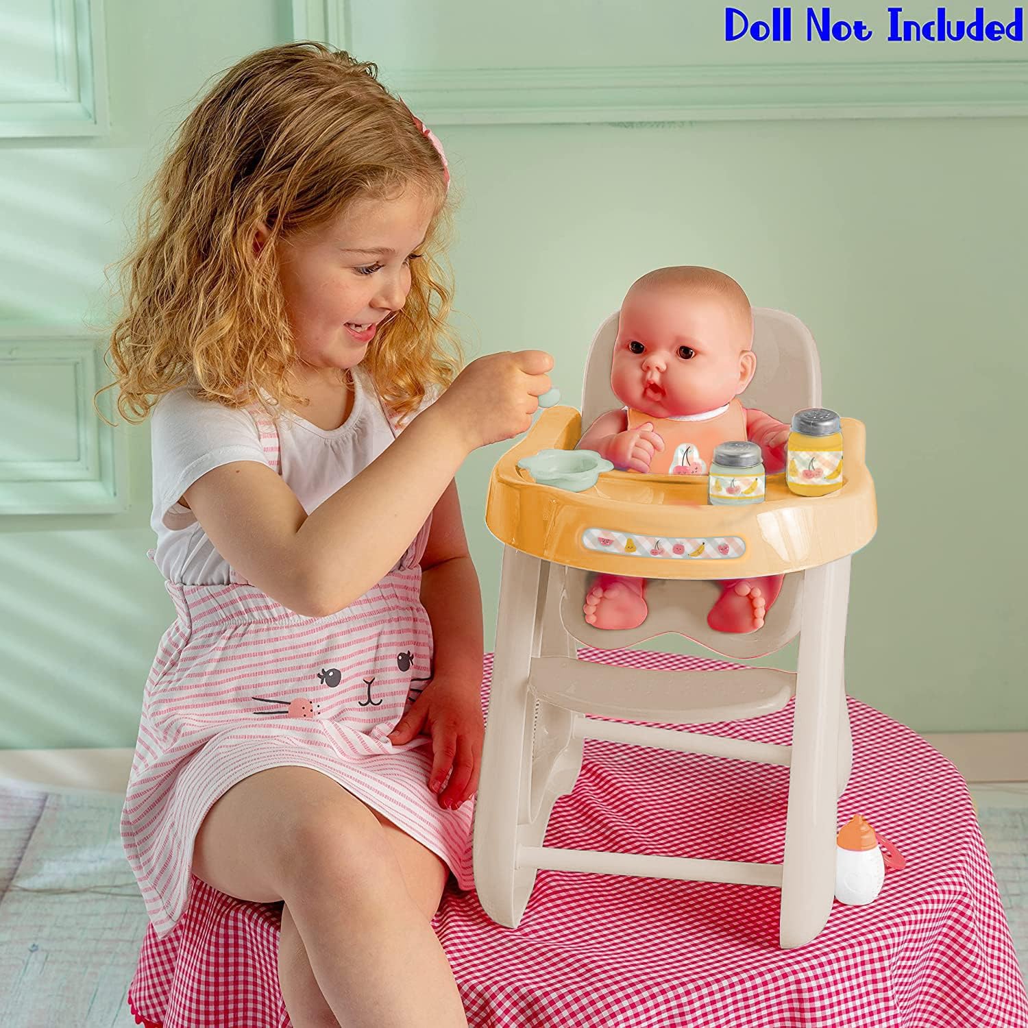 Foto 2 | ¡silla Alta Baby Doll Jc Toys Para Mantener La Hora De Jugar! 17 - Venta Internacional.