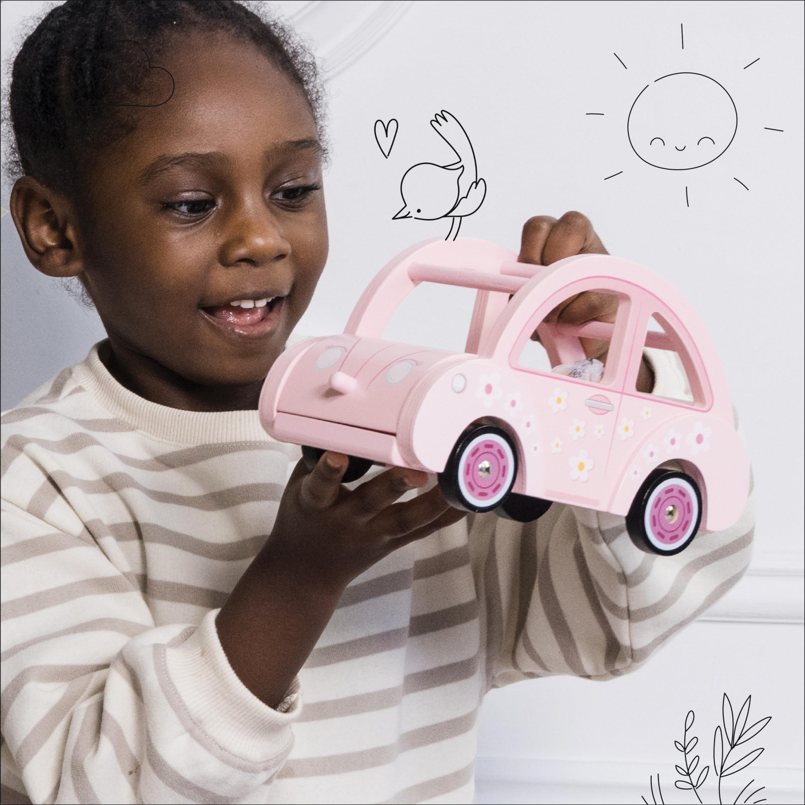Foto 6 | Coche De Juguete Le Toy Van Daisylane Sophie's Con Accesorio De Equipaje - Venta Internacional.