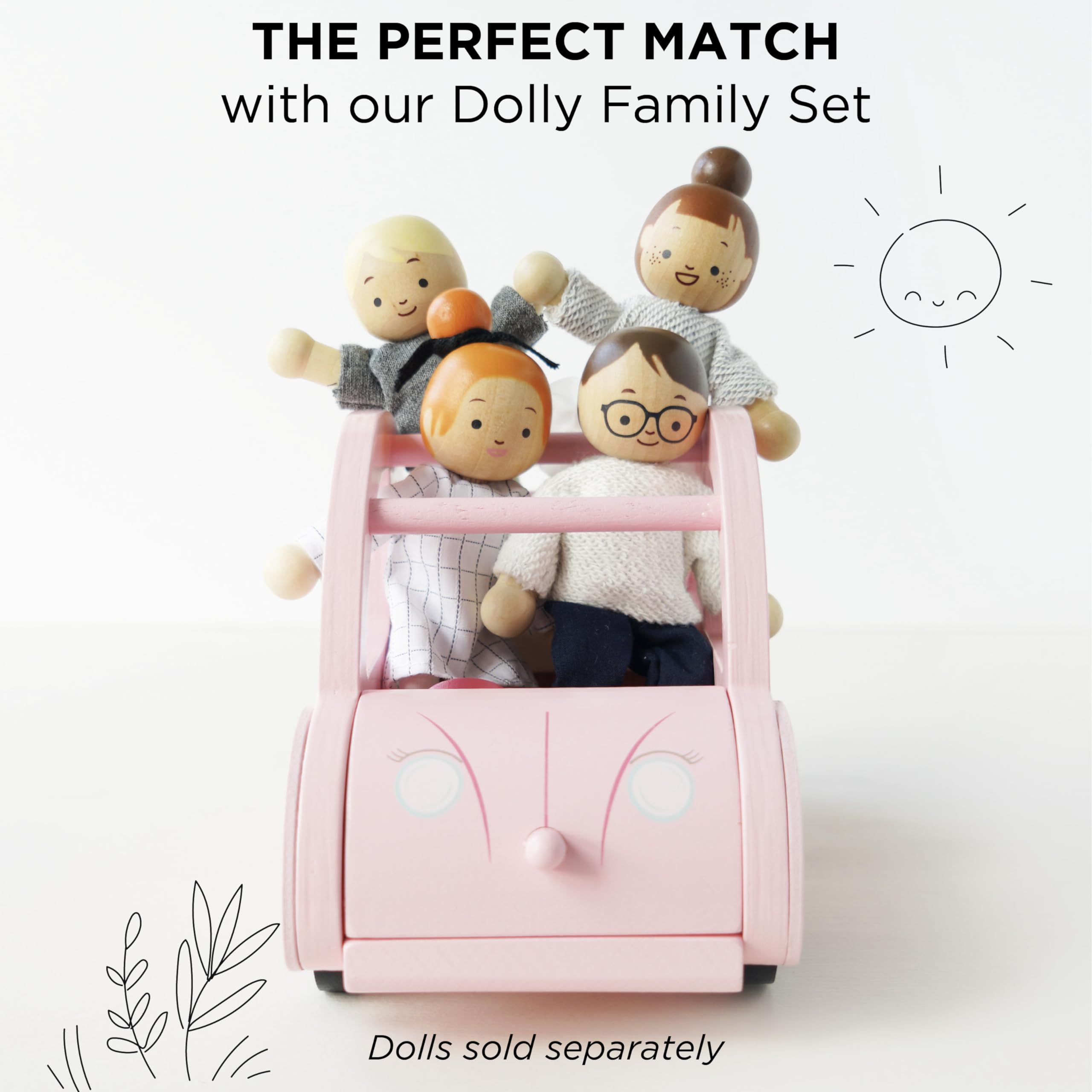 Foto 7 | Coche De Juguete Le Toy Van Daisylane Sophie's Con Accesorio De Equipaje - Venta Internacional.