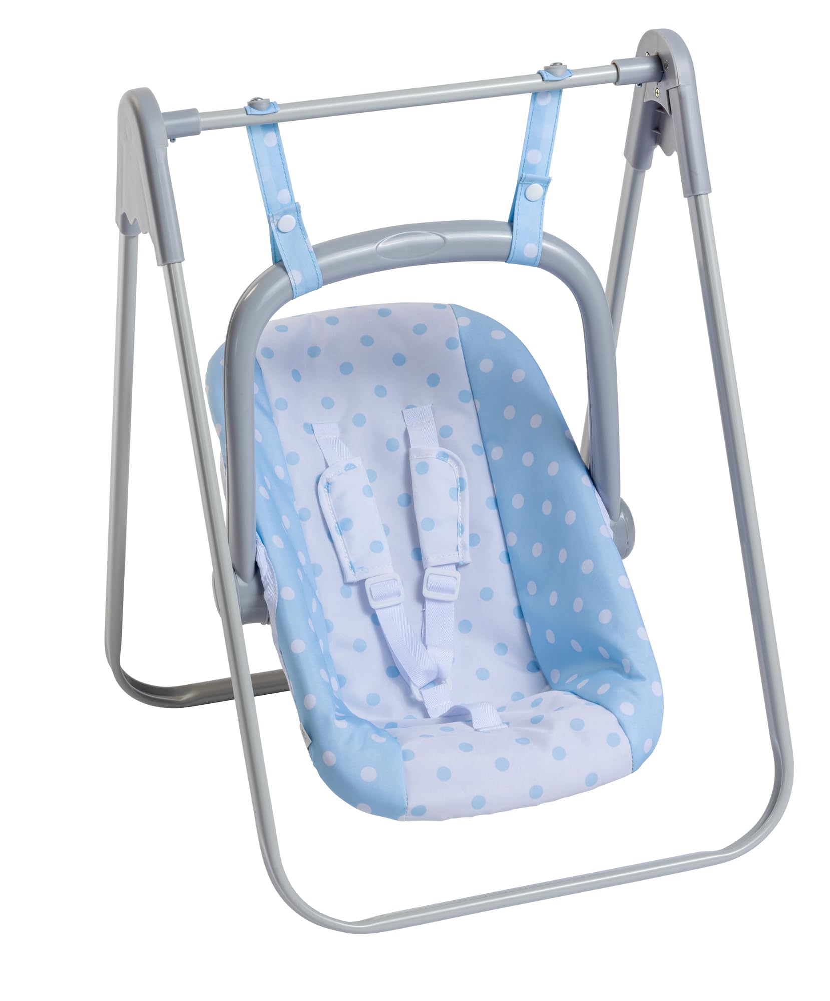 Foto 1 | Columpio Y Portabebés Portátil Para Muñecas Jc Toys, Color Azul, 2 En 1 - Venta Internacional.