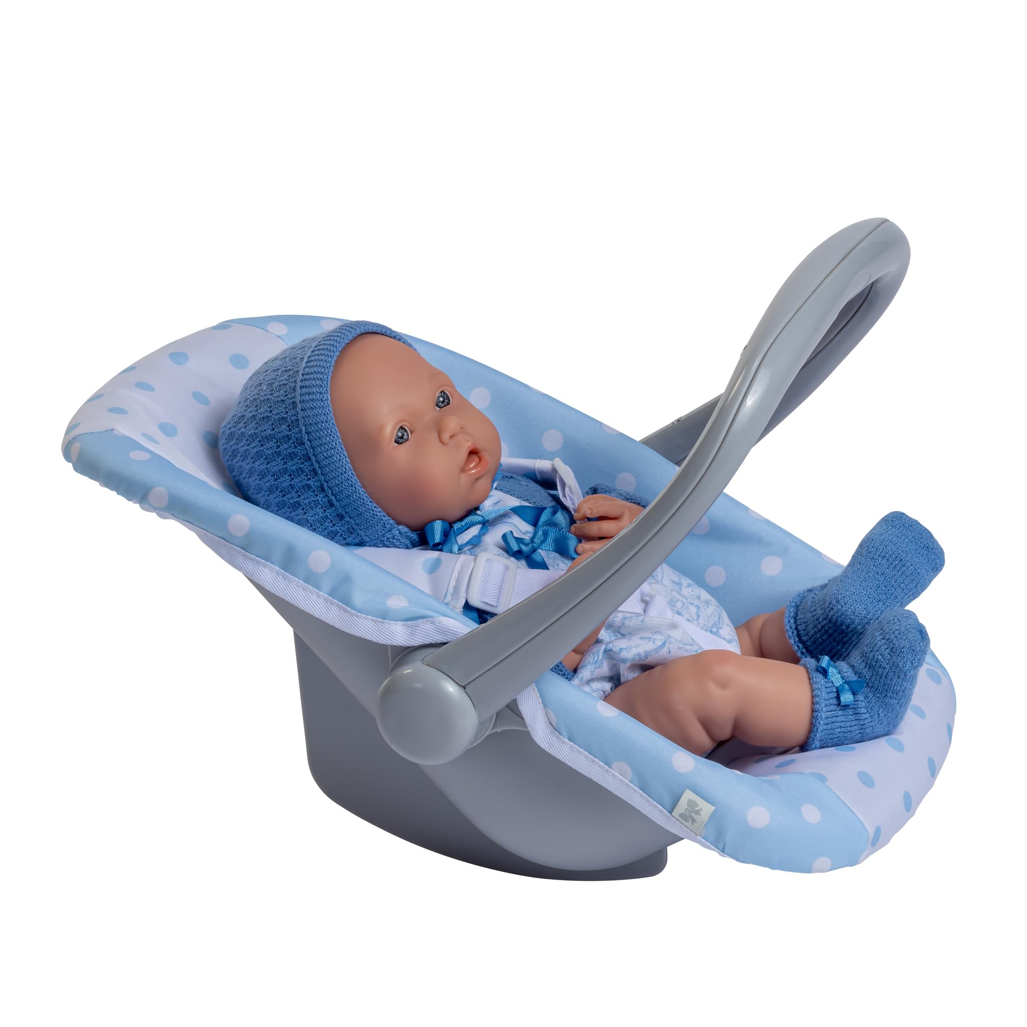 Foto 2 | Columpio Y Portabebés Portátil Para Muñecas Jc Toys, Color Azul, 2 En 1 - Venta Internacional.