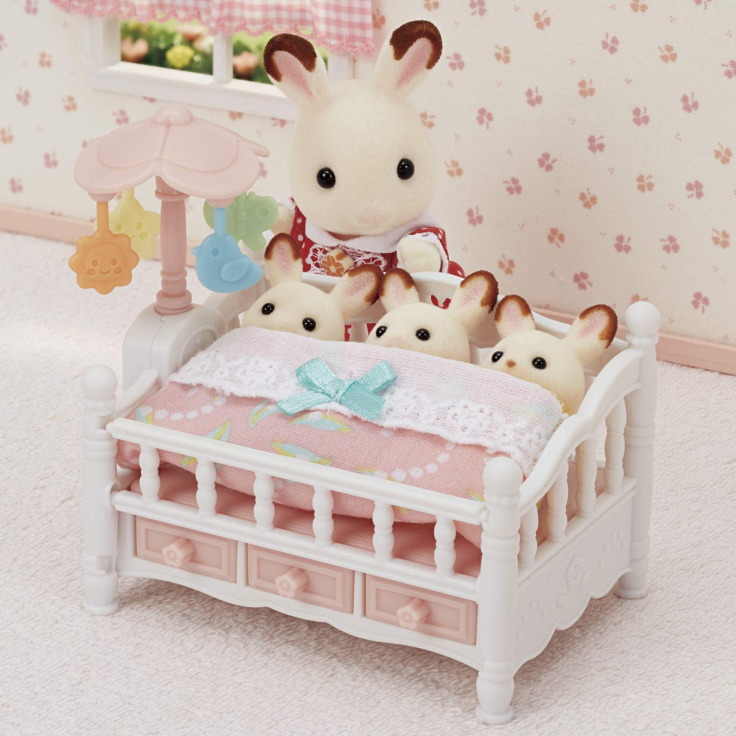 Foto 4 pulgar | Juego De Muebles Para Casa De Muñecas Crib Calico Critters Interactive - Venta Internacional.