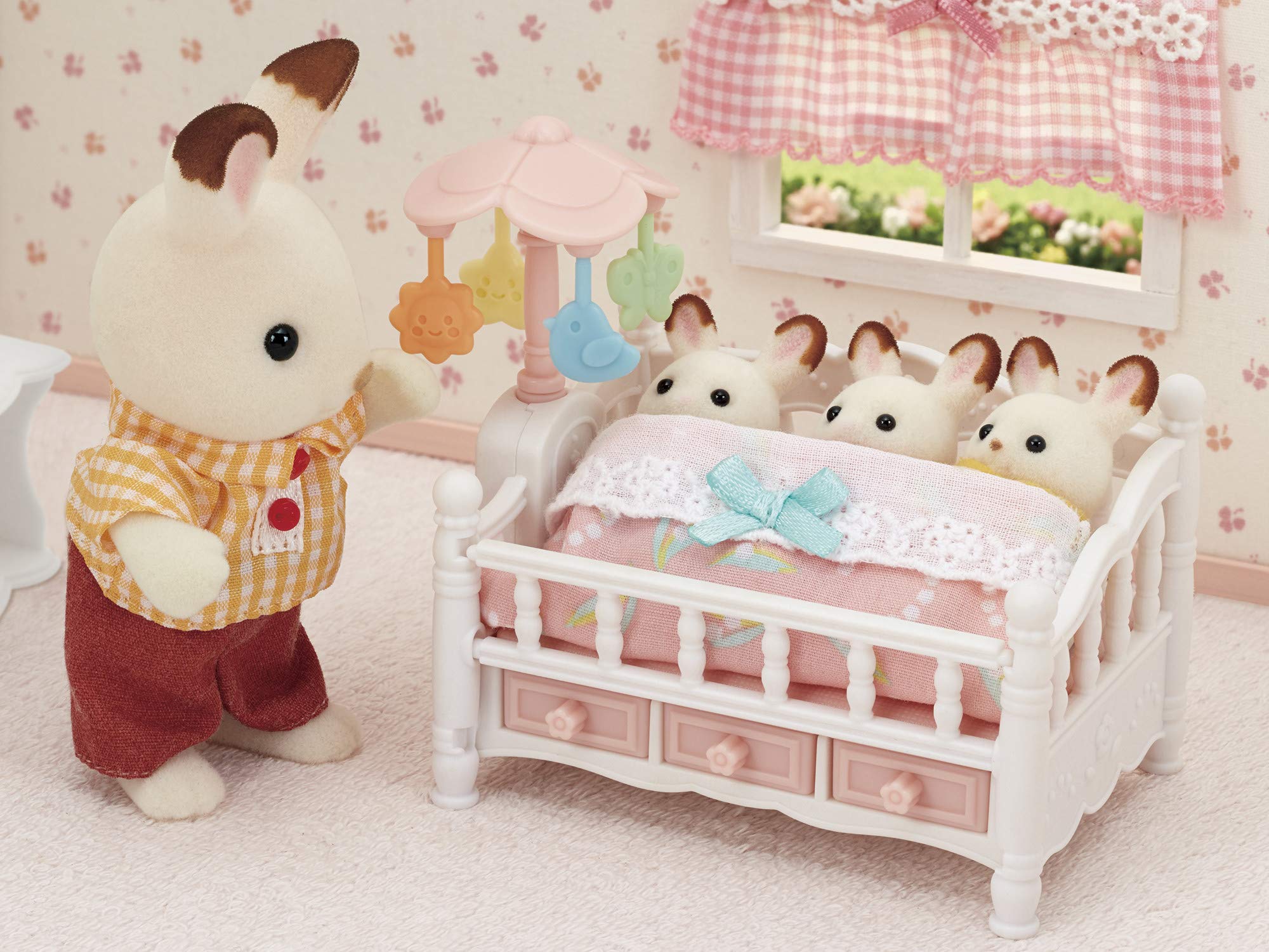 Foto 5 pulgar | Juego De Muebles Para Casa De Muñecas Crib Calico Critters Interactive - Venta Internacional.